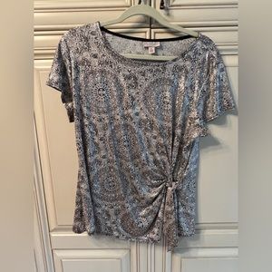 Dress Barn dressy, shimmer top size XL